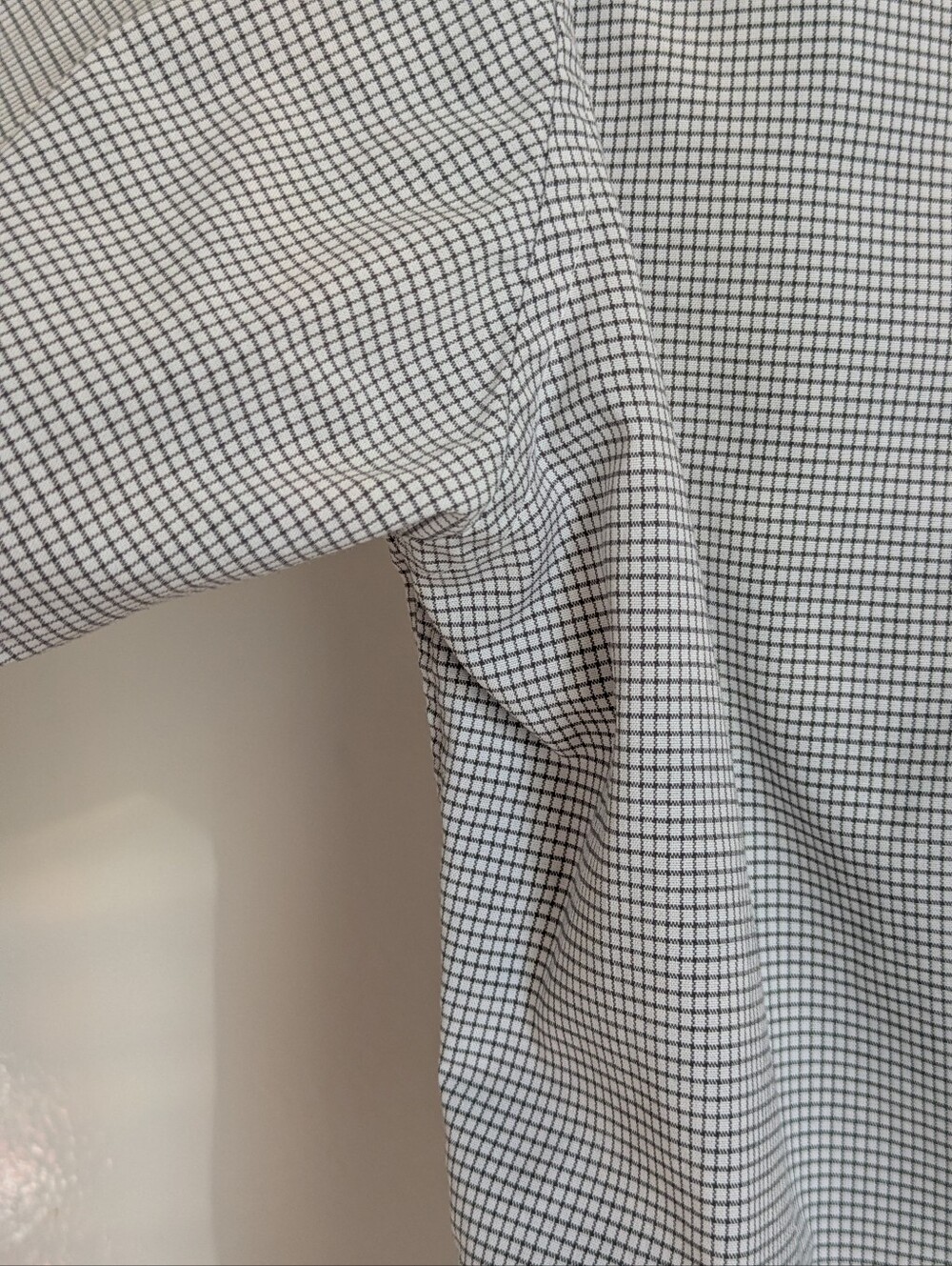 Uniqlo Bundle Slim Fit Small White Blue Plaid Button Down Long Sleeve Shirts - Picture 4 of 12